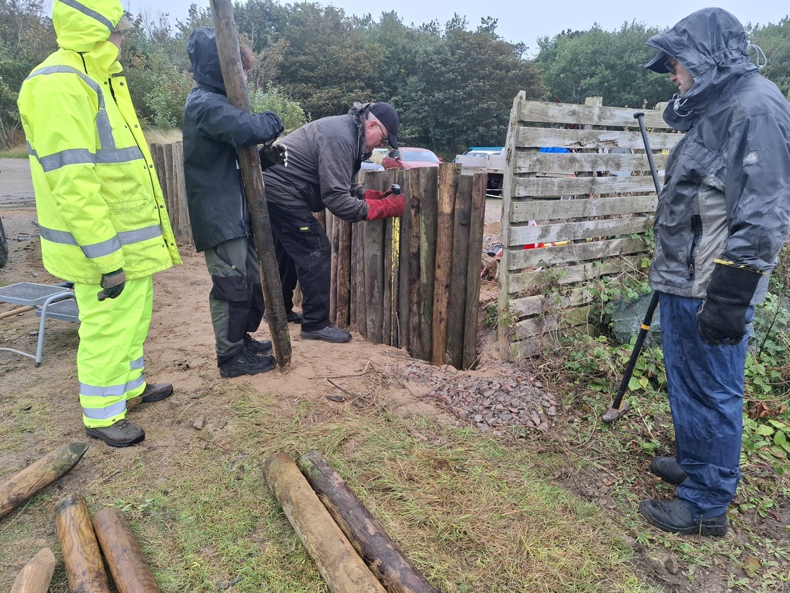 Wooden Fencing @ Formby - Sept 2025